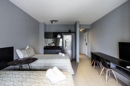 Studio para alugar com 35m², 1 quarto e sem vaga Studio para alugar com 35m², 1 quarto e sem vagaQuarto