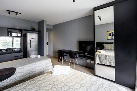 Studio para alugar com 35m², 1 quarto e sem vaga Studio para alugar com 35m², 1 quarto e sem vagaQuarto
