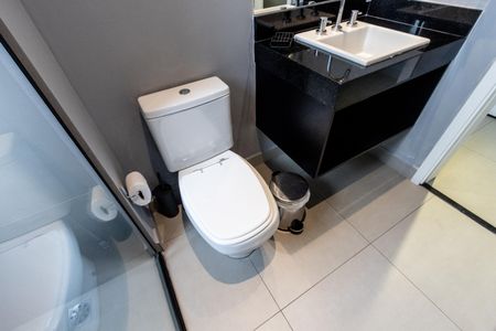 Studio para alugar com 35m², 1 quarto e sem vaga Studio para alugar com 35m², 1 quarto e sem vagaBanheiro