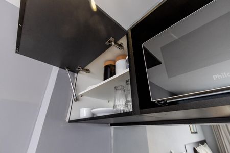 Studio para alugar com 35m², 1 quarto e sem vaga Studio para alugar com 35m², 1 quarto e sem vagaCozinha