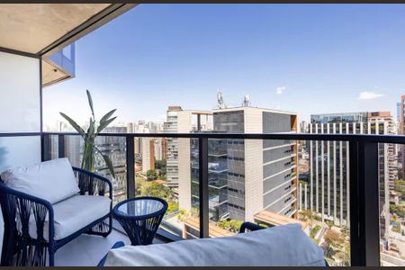 Varanda de apartamento à venda com 1 quarto, 46m² em Vila Olímpia, São Paulo