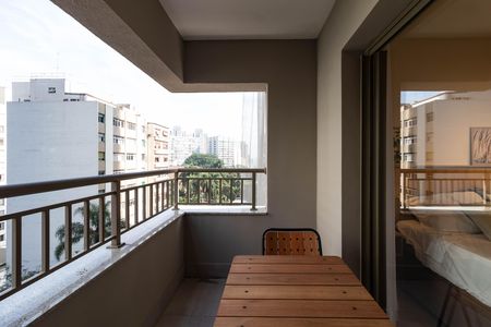 Studio para alugar com 29m², 1 quarto e sem vaga Studio para alugar com 29m², 1 quarto e sem vagaVaranda