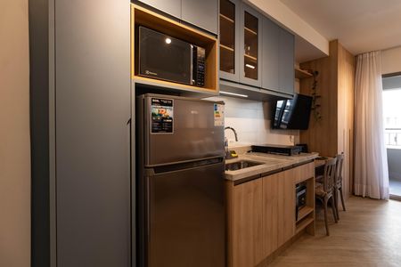Studio para alugar com 29m², 1 quarto e sem vaga Studio para alugar com 29m², 1 quarto e sem vagaCozinha