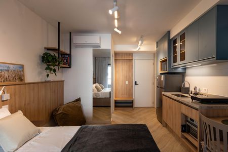 Studio para alugar com 29m², 1 quarto e sem vaga Studio para alugar com 29m², 1 quarto e sem vagaStudio