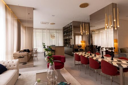 Apartamento para alugar com 29m², 1 quarto e sem vagaÁrea comum - Salão de festas