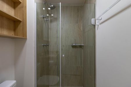 Studio para alugar com 25m², 1 quarto e sem vaga Studio para alugar com 25m², 1 quarto e sem vagaBanheiro
