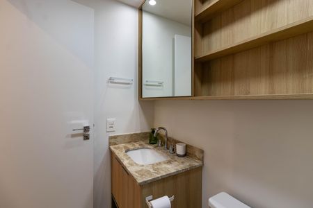 Studio para alugar com 25m², 1 quarto e sem vaga Studio para alugar com 25m², 1 quarto e sem vagaBanheiro