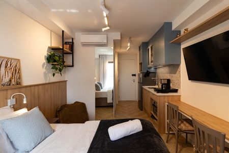 Studio para alugar com 25m², 1 quarto e sem vaga Studio para alugar com 25m², 1 quarto e sem vagaStudio