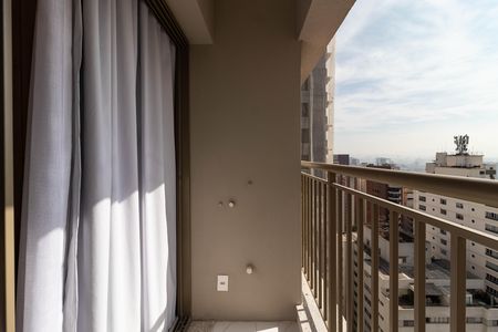 Studio para alugar com 25m², 1 quarto e sem vaga Studio para alugar com 25m², 1 quarto e sem vagaVaranda do studio