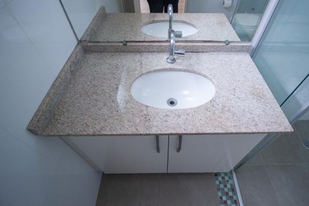 Banheiro da Suíte  de casa de condomínio para alugar com 3 quartos, 105m² em Alto da Boa Vista, Sorocaba