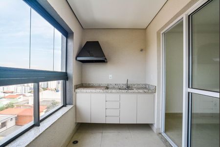 Varanda da Sala de apartamento à venda com 2 quartos, 69m² em Parque das Nações, Santo André