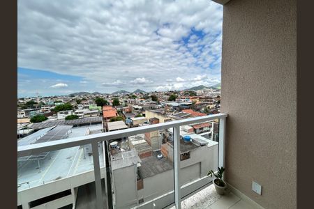 Varanda da Sala de apartamento para alugar com 2 quartos, 52m² em Marechal Hermes, Rio de Janeiro