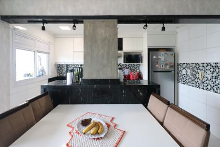 Sala de Jantar de apartamento à venda com 3 quartos, 150m² em Nova Gerti, São Caetano do Sul