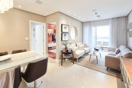 Sala de apartamento à venda com 3 quartos, 123m² em Nova Petrópolis, São Bernardo do Campo