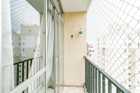 Varanda de apartamento à venda com 2 quartos, 56m² em Jardim Celeste, São Paulo