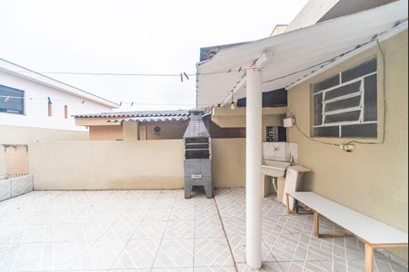 Vista da Sala de casa para alugar com 1 quarto, 156m² em Vila Scarpelli, Santo André