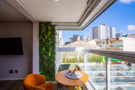 Varanda gourmet de apartamento à venda com 2 quartos, 67m² em Vila Gilda, Santo André