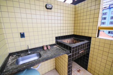 Área comum - Churrasqueira de apartamento para alugar com 3 quartos, 75m² em Guilhermina, Praia Grande