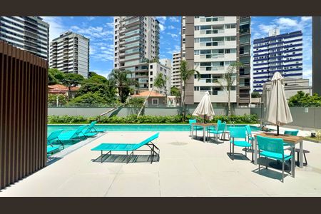 Studio para alugar com 26m², 1 quarto e sem vagaPiscina