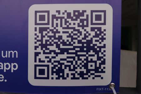 Casa para alugar com 95m², 2 quartos e 1 vagaPlaquinha FIXT-1136 - QR Code