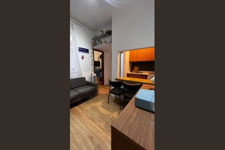 Sala de apartamento para alugar com 1 quarto, 30m² em Santa Teresa, Rio de Janeiro