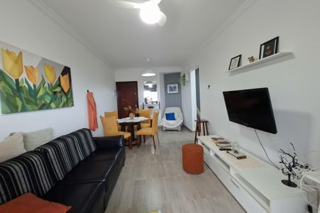 Sala de apartamento para alugar com 1 quarto, 60m² em Vila Caiçara, Praia Grande