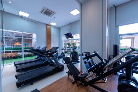 Studio para alugar com 50m², 1 quarto e sem vaga Studio para alugar com 50m², 1 quarto e sem vagaÁrea comum - Academia