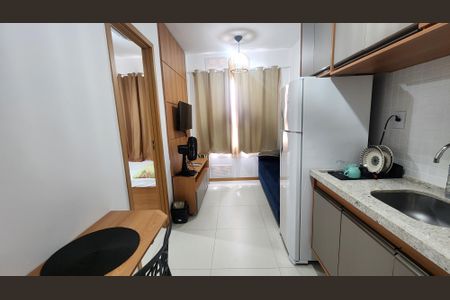 Studio para alugar com 25m², 1 quarto e 1 vagaCozinha 