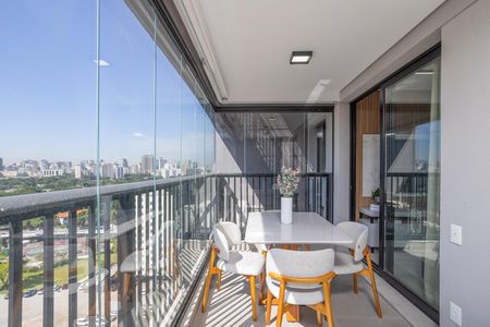 Apartamento para alugar com 50m², 1 quarto e 1 vagaVaranda