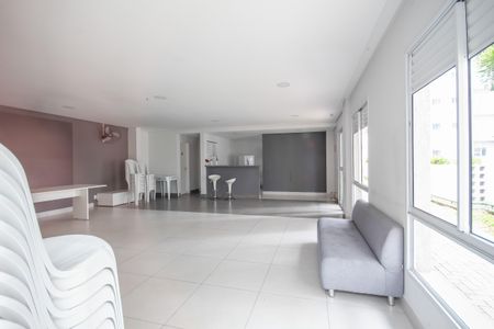 Apartamento para alugar com 49m², 2 quartos e 1 vagaÁrea comum - Salão de festas