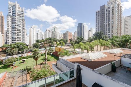 Vista da Varanda de apartamento para alugar com 1 quarto, 50m² em Campo Belo, São Paulo