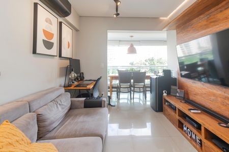 Sala de apartamento para alugar com 1 quarto, 50m² em Campo Belo, São Paulo