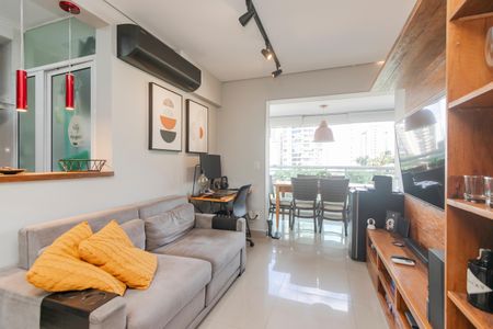 Sala de apartamento para alugar com 1 quarto, 50m² em Campo Belo, São Paulo