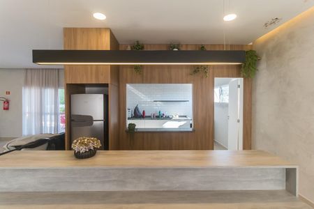 Apartamento para alugar com 61m², 2 quartos e 1 vagaÁrea comum - Salão de festas