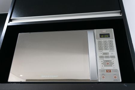 Apartamento para alugar com 45m², 1 quarto e 1 vagaCozinha - Microondas