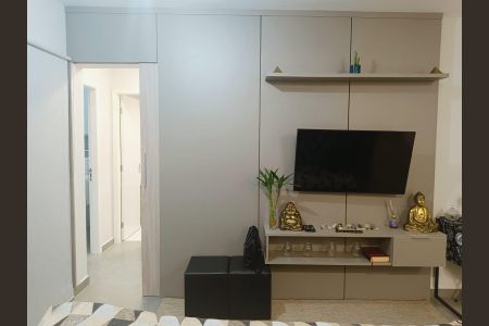 Sala de Tv de apartamento para alugar com 1 quarto, 43m² em Santo Amaro, São Paulo