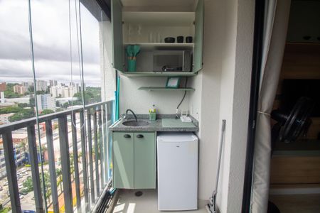 Studio para alugar com 23m², 1 quarto e sem vagaVaranda / Cozinha