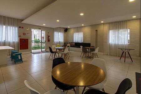 Apartamento para alugar com 40m², 2 quartos e 1 vaga Apartamento para alugar com 40m², 2 quartos e 1 vagasalão de festas_3
