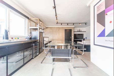 Sala de apartamento para alugar com 3 quartos, 118m² em Vila Valparaíso, Santo André