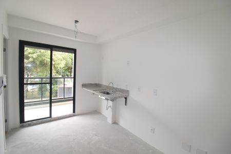 Sala / Cozinha de kitnet/studio à venda com 1 quarto, 25m² em Vila Dom Pedro Ii, São Paulo