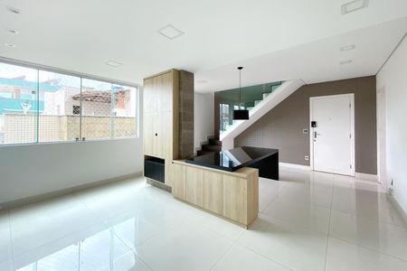 Sala de apartamento à venda com 3 quartos, 184m² em Buritis, Belo Horizonte