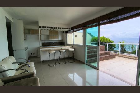Sala de apartamento para alugar com 1 quarto, 104m² em Recreio dos Bandeirantes, Rio de Janeiro