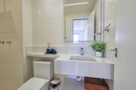 Apartamento para alugar com 74m², 2 quartos e 2 vagasbanheiro da suíte 1