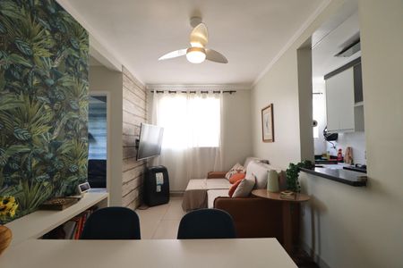 Sala de apartamento para alugar com 2 quartos, 49m² em Reserva Sul Condomínio Resort, Ribeirão Preto