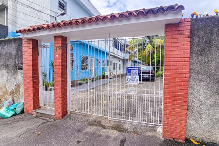 Casa para alugar com 50m², 1 quarto e sem vagaFachada com placa
