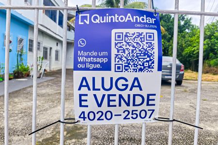 Casa para alugar com 50m², 1 quarto e sem vagaFachada com placa