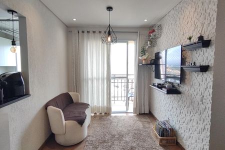 Sala de apartamento à venda com 2 quartos, 54m² em Campestre, São Caetano do Sul