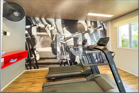 Apartamento para alugar com 32m², 1 quarto e 1 vaga Apartamento para alugar com 32m², 1 quarto e 1 vagaAcademia