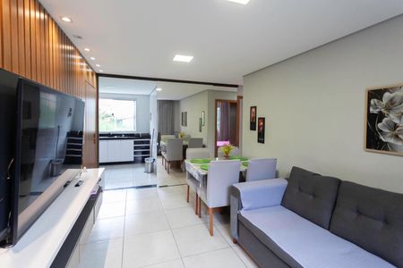 Sala de apartamento para alugar com 3 quartos, 120m² em Parque Xangri-lá, Contagem