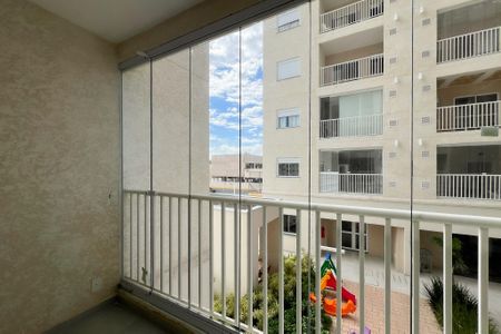 Varanda da Sala de apartamento para alugar com 2 quartos, 50m² em Jardim Santo Antonio, Valinhos